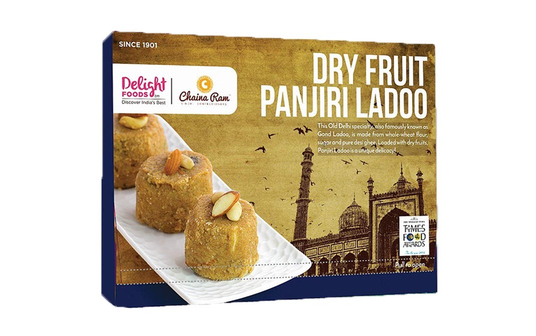 Delight Foods Dry Fruit Panjiri Ladoo    Box  200 grams